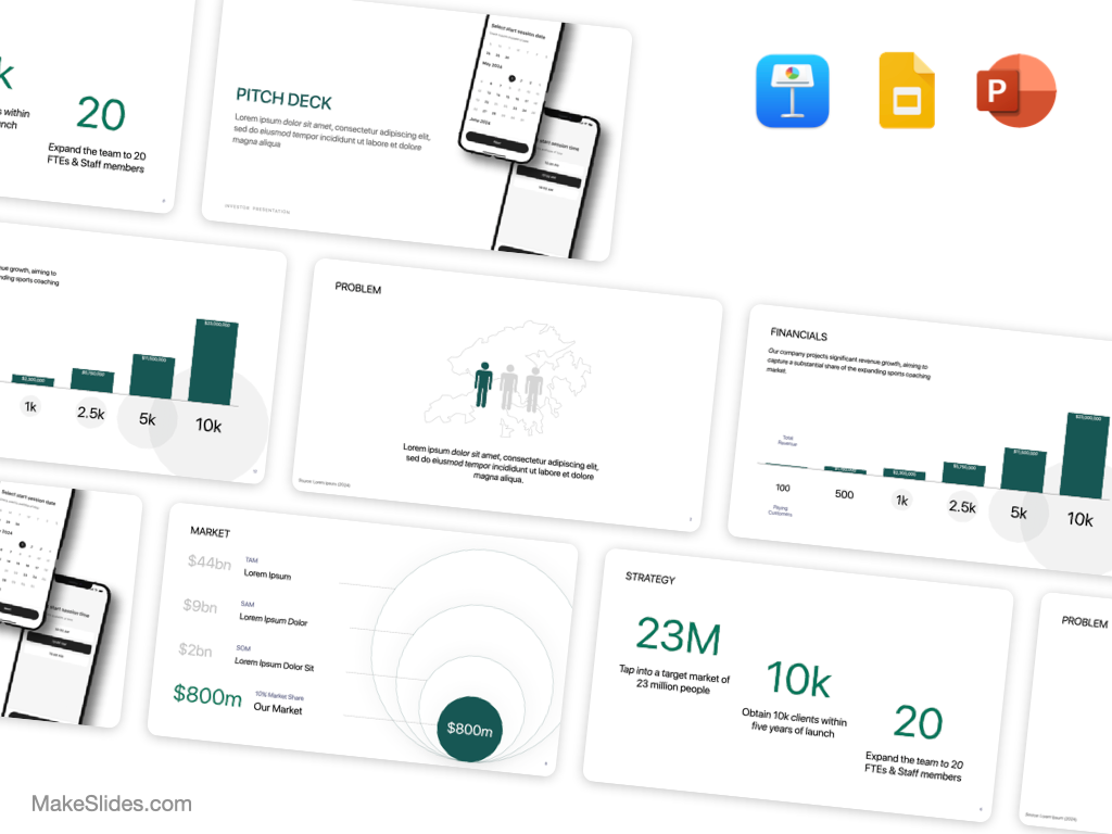 Mobile Application Pitch Deck